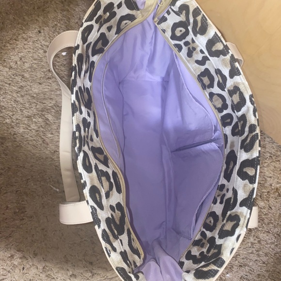 Homemade Leopard Print Everyday Tote Bag Purse - Picture 4 of 5